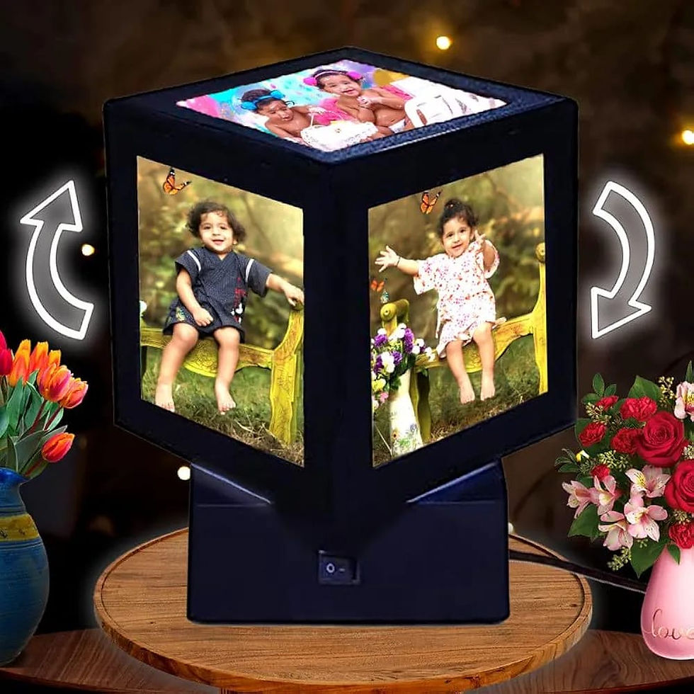 Thumbnail: Square Led Rotating Table Lamp-5Pictures (Customized)