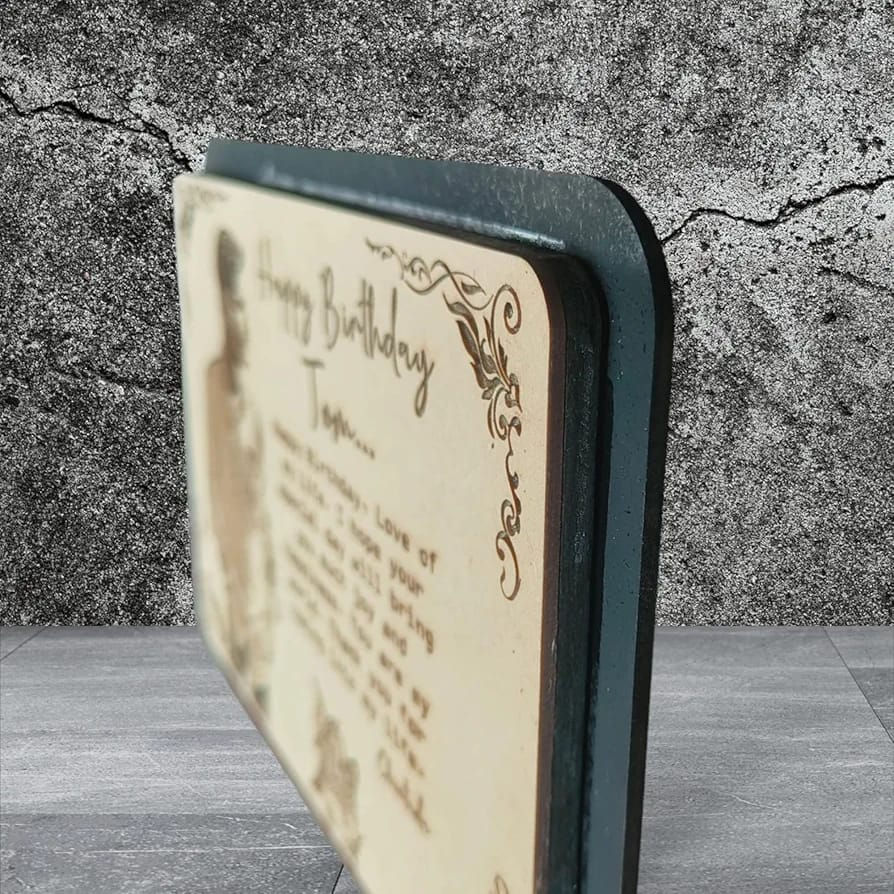 Thumbnail: Personalized Engraved Wooden Frame