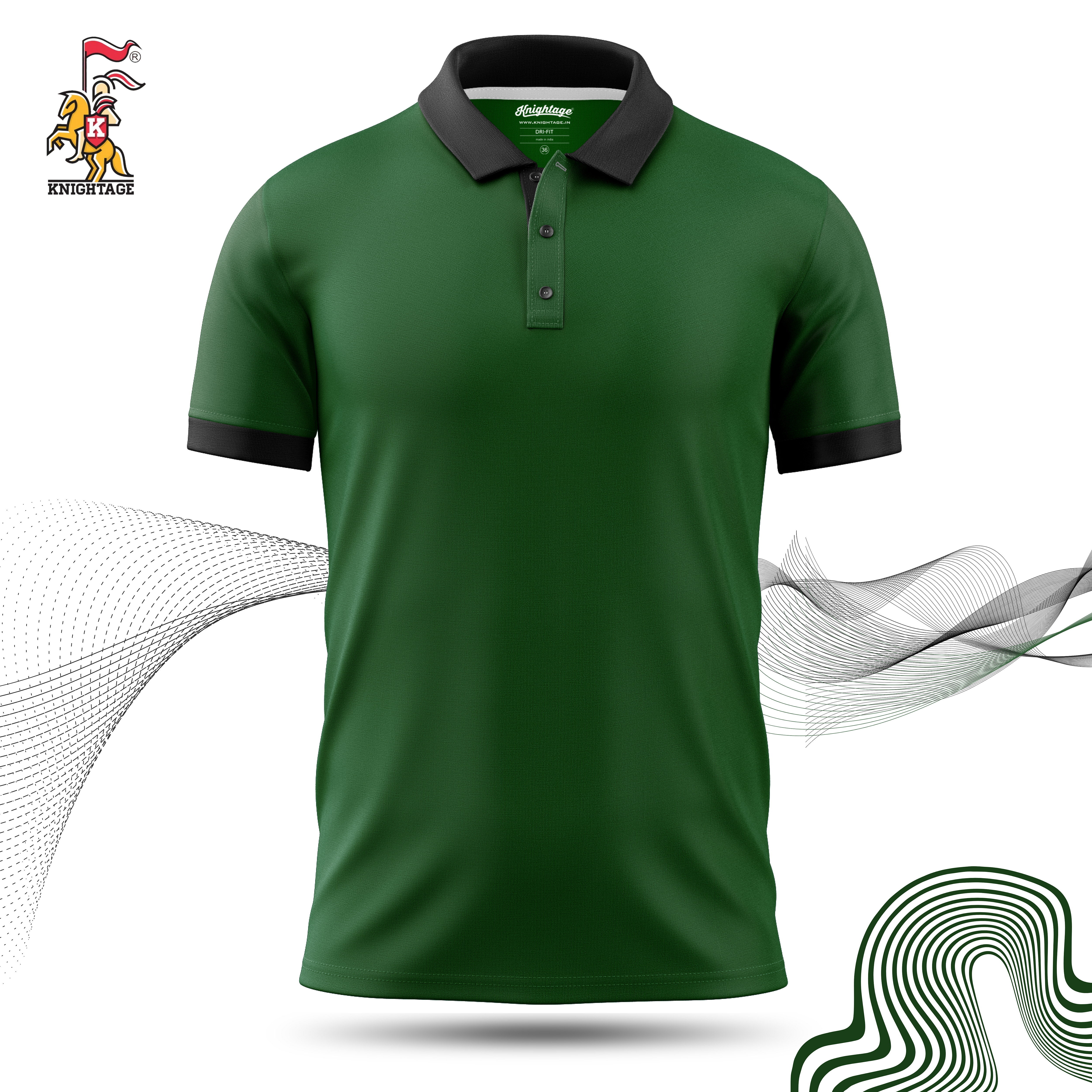 Bottle Green Polo Tshirt-07