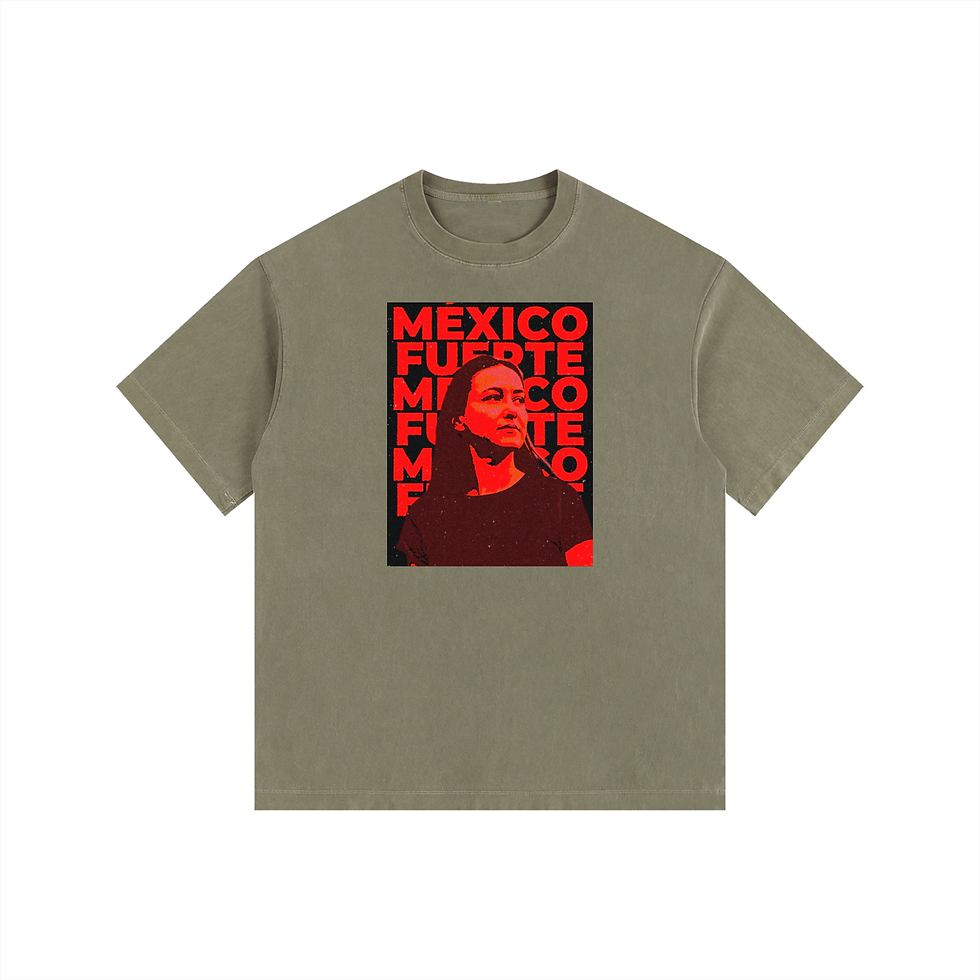 Miniature : Oversized fit T-Shirt Vintage washed MÉXICO