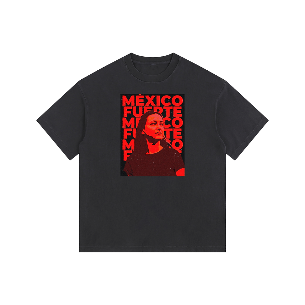 Miniature : Oversized fit T-Shirt Vintage washed MÉXICO