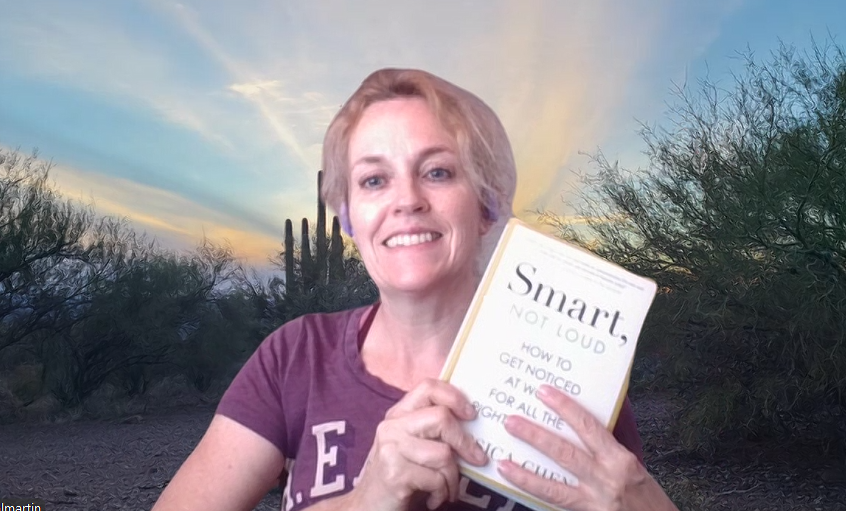 Heather Martin reviewing the book Smart, Not Loud