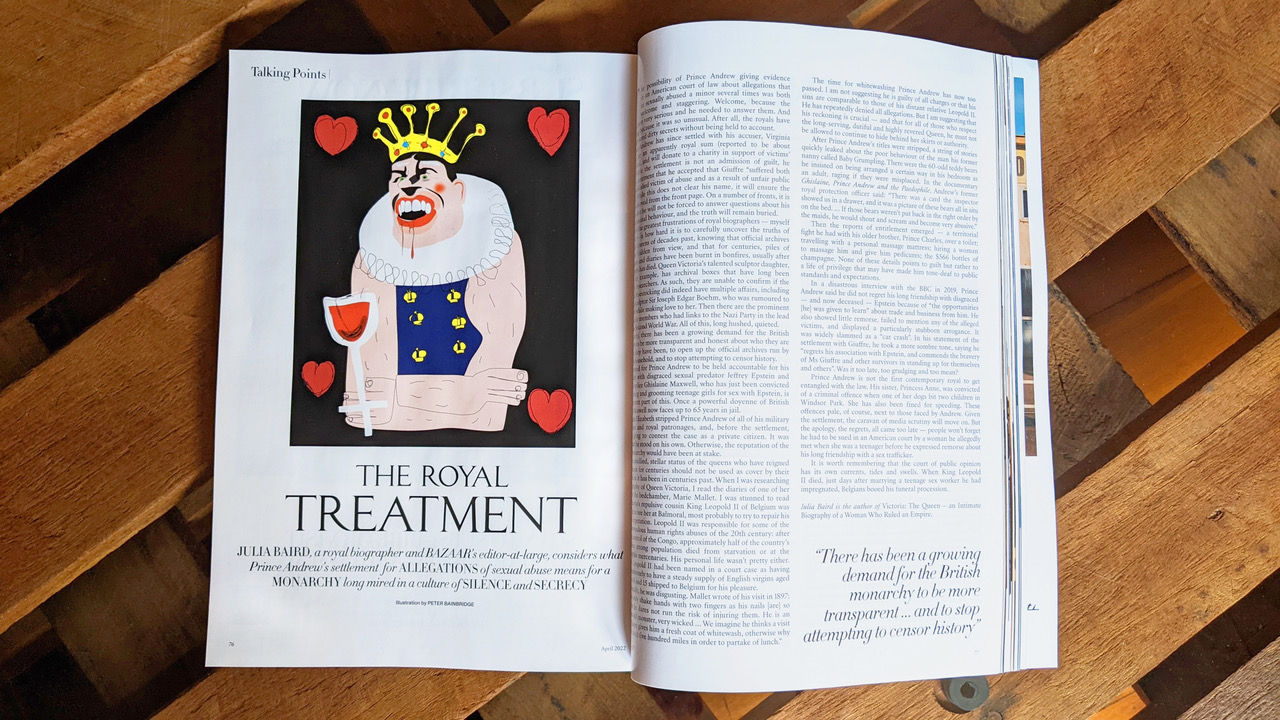 Harpers Bazaar April issue 2022