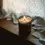 Thumbnail: green pine candle sitting on table top lit