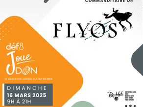 Les Jeux FLYOS Games, commanditaire pour une 3e année consécutive