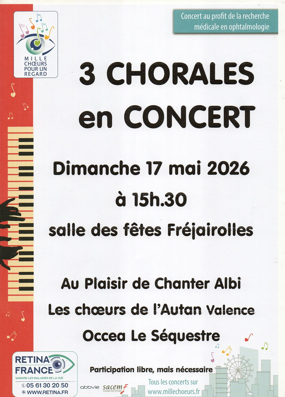 Concert Rétina Fréjairolles