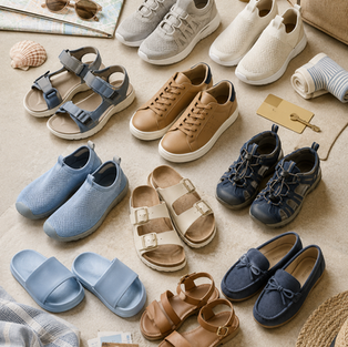 layflat of the best girls and boys travel shoes