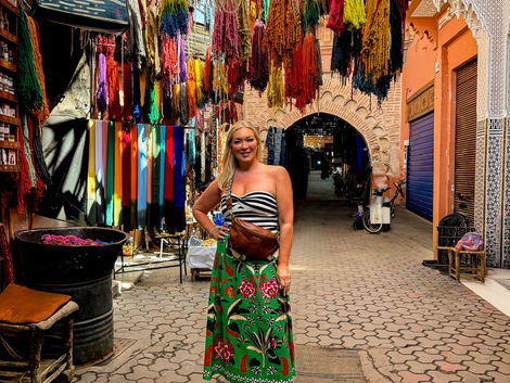 culture and charm at the souk in marrakech, morocco