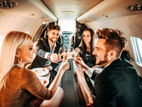 private jet vs first class