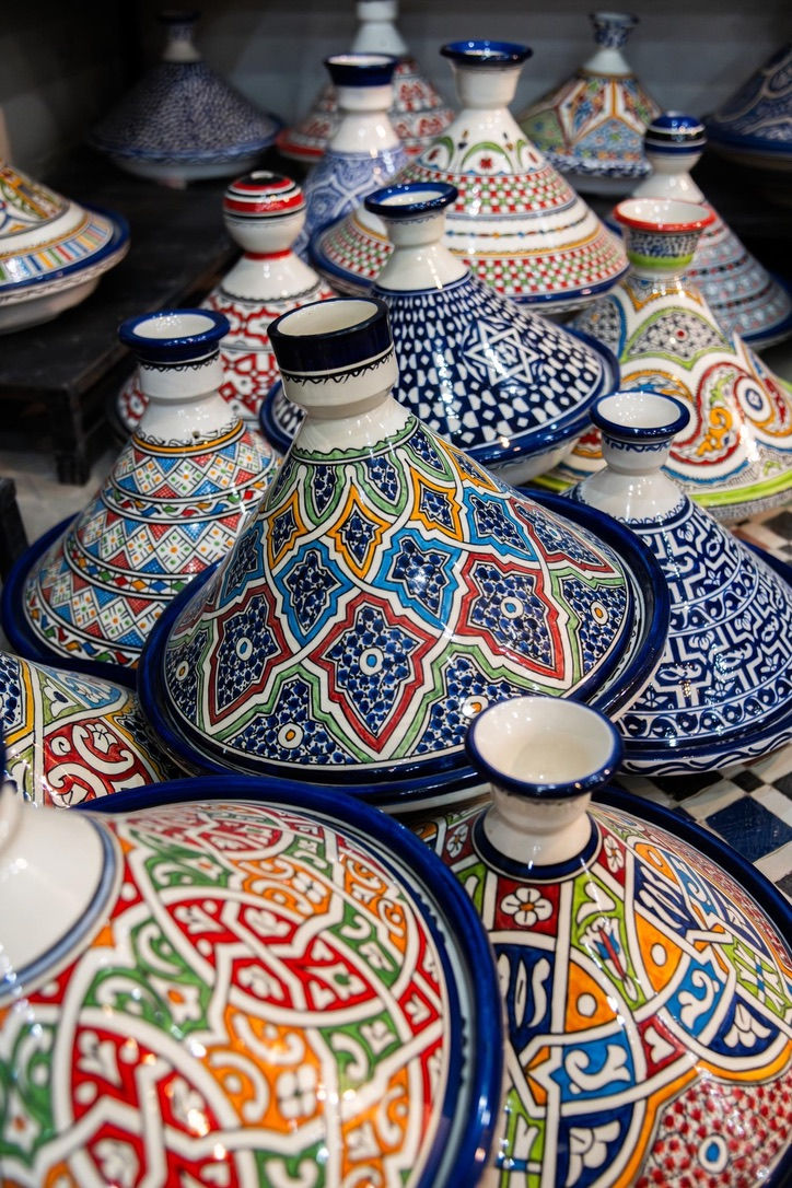 decorative moroccan tagines
