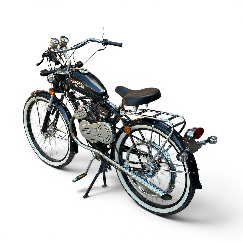 Miniatura: 2008 Whizzer Motorbike Bicycle – Black Edition with Low Original Miles