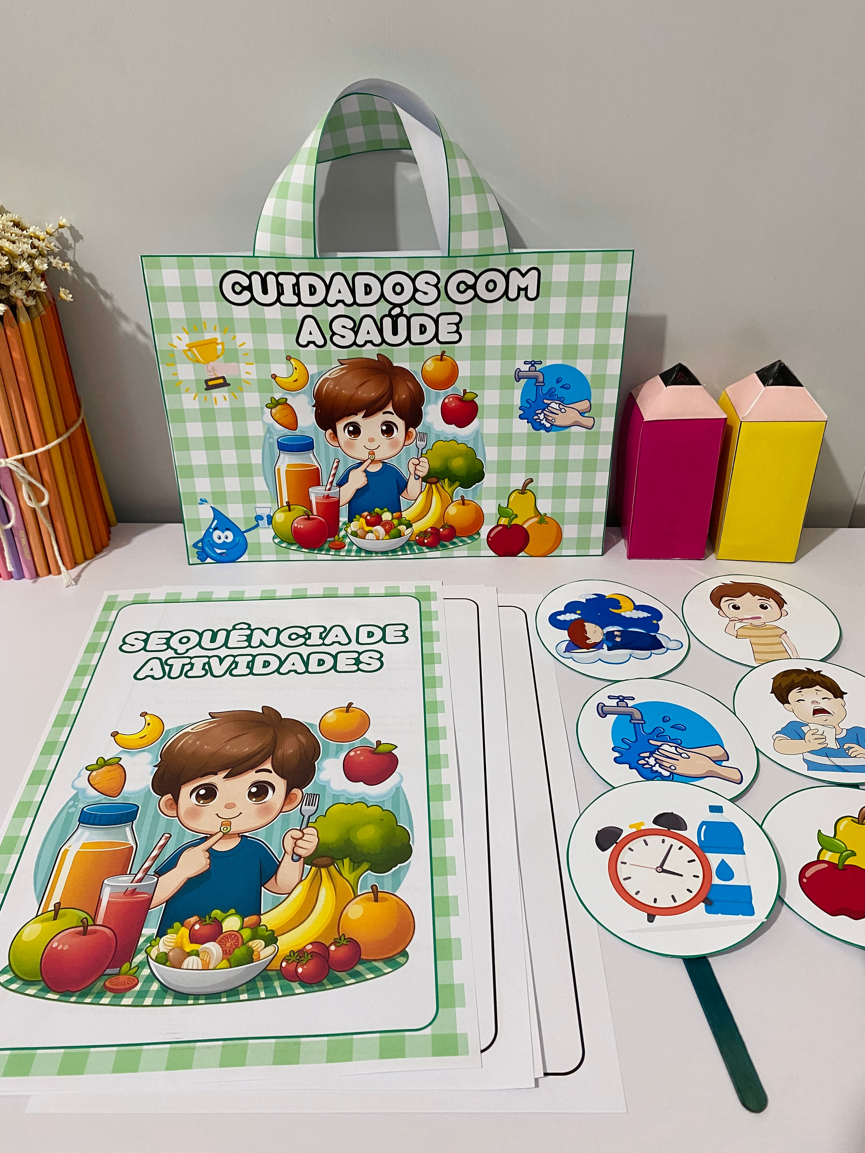 SACOLA CUIDADOS COM A SAÚDE