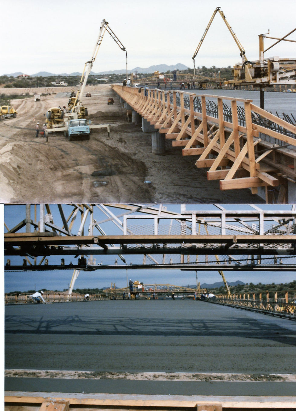 Deck pour underway