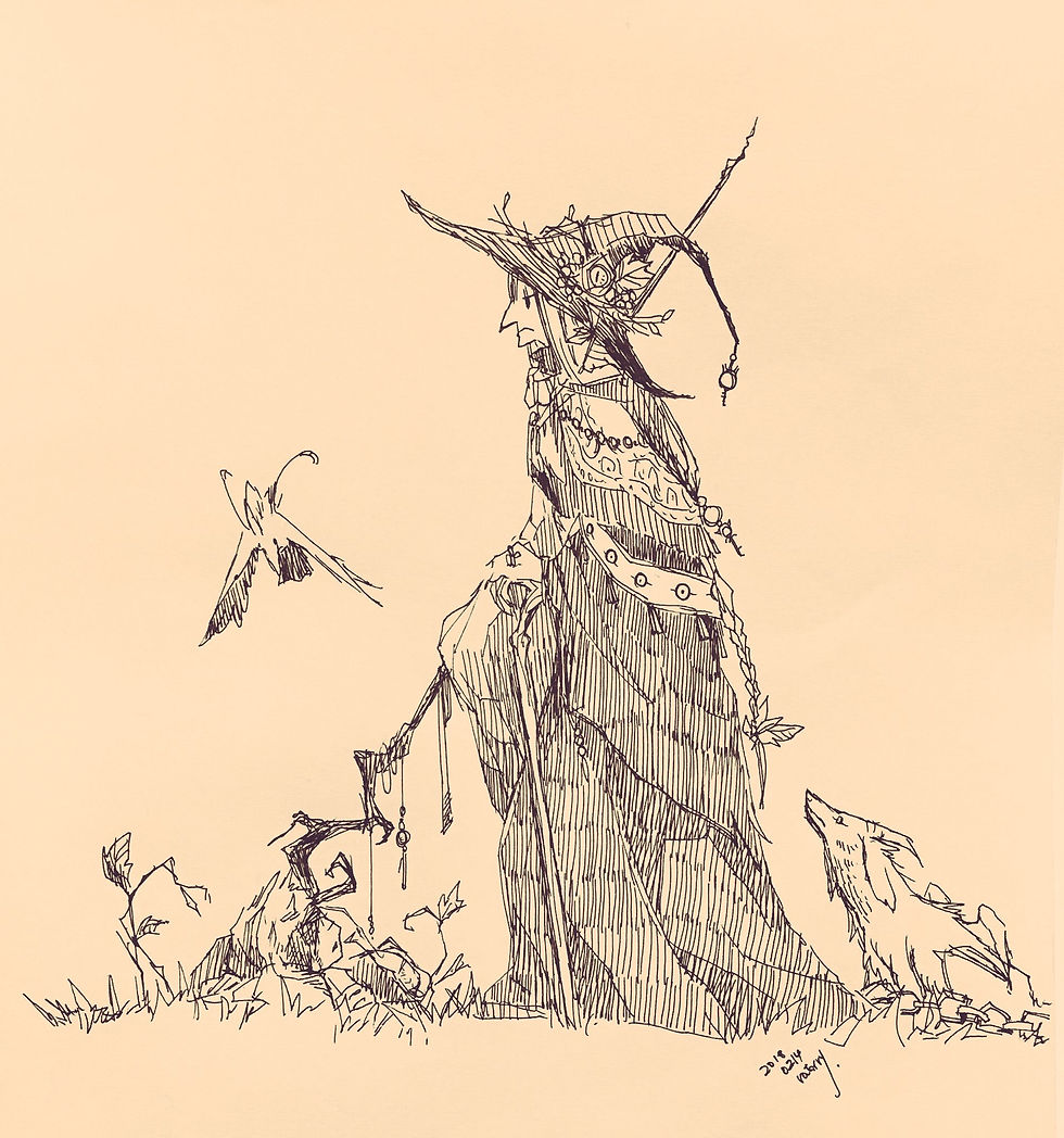 忘却の森の囚われ魔女と死の淵で光を手にした拾われこども。