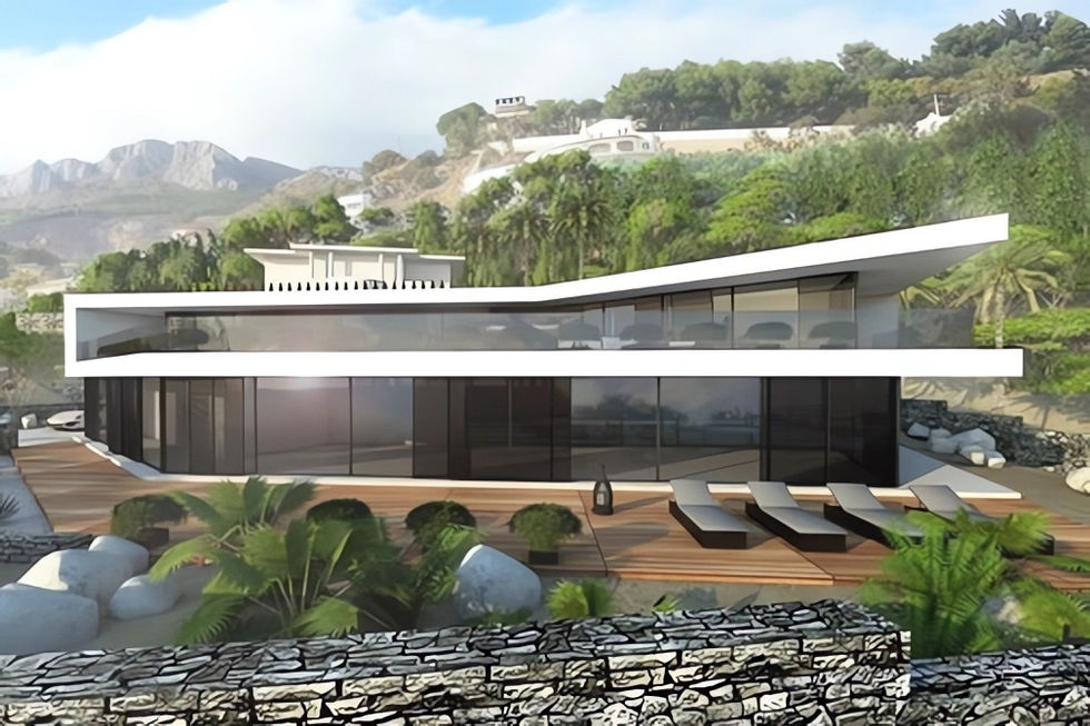 fachadas de casas campestres modernas minimalistas con patio arquitectos constructores Cali