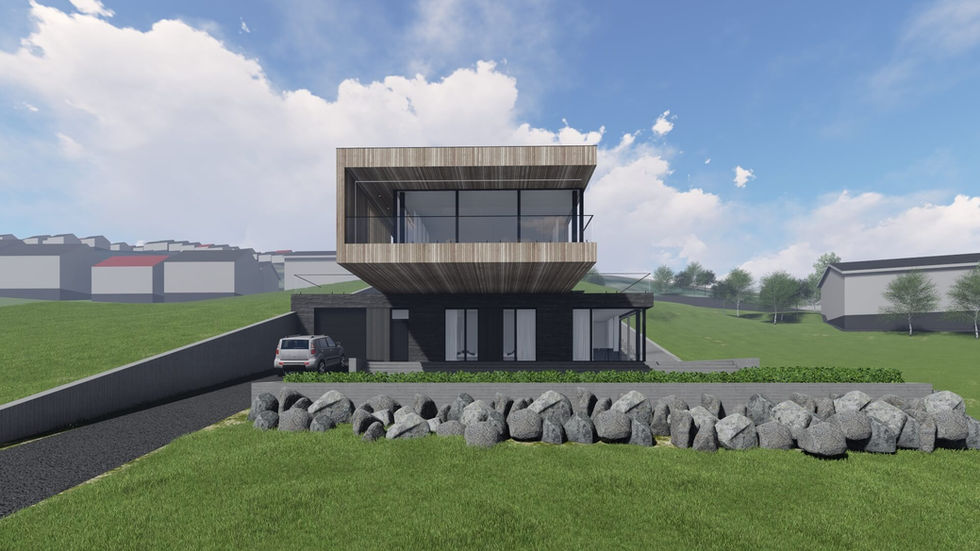 fachadas casas modernas campestres de dos pisos arquitectos constructores Cali
