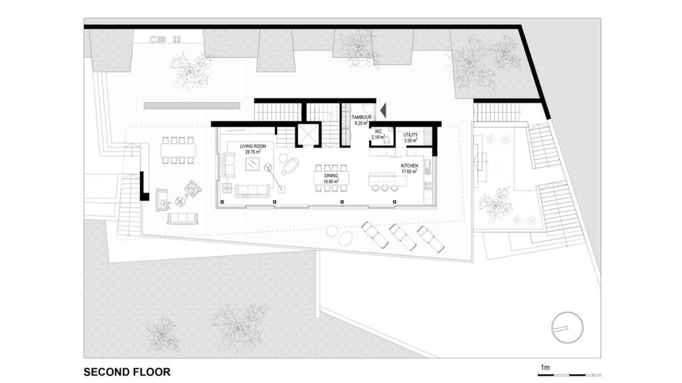planos de casas campestres modernas arquitectos Cali