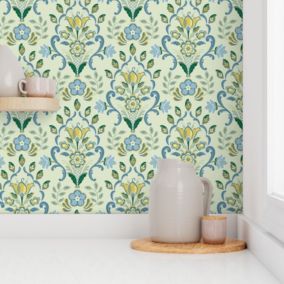 Rosemaling Celedon