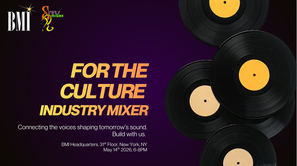 BMI For the Culture Industry Mixer Sponsorship Deck