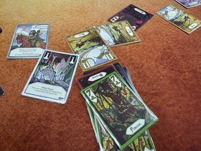 The lords of the Ring Trick taking game Two Tower Expansion