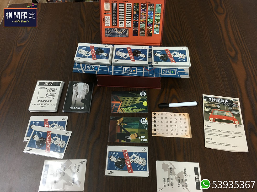 Fugitive Board Game