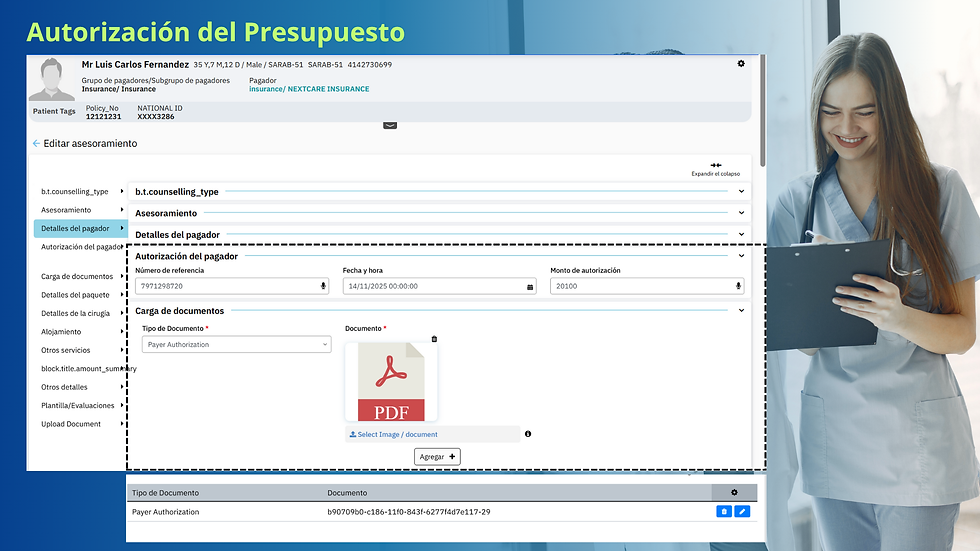 Flujo Digital de Presupuestos Quirúrgicos con la IA Generativa de VTS Karexpert