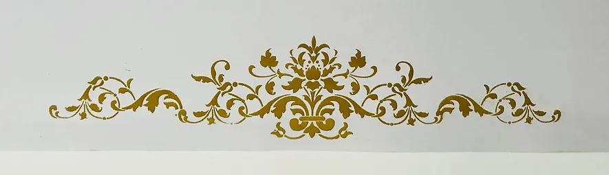 Painted Ceiling Tiles Stenciling Theartisttouch