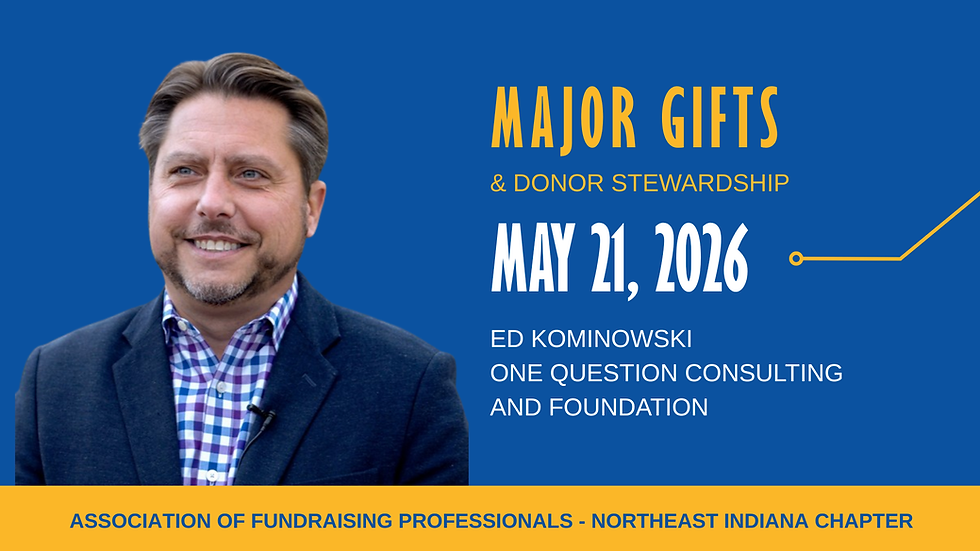 Major Gifts & Donor Stewardship