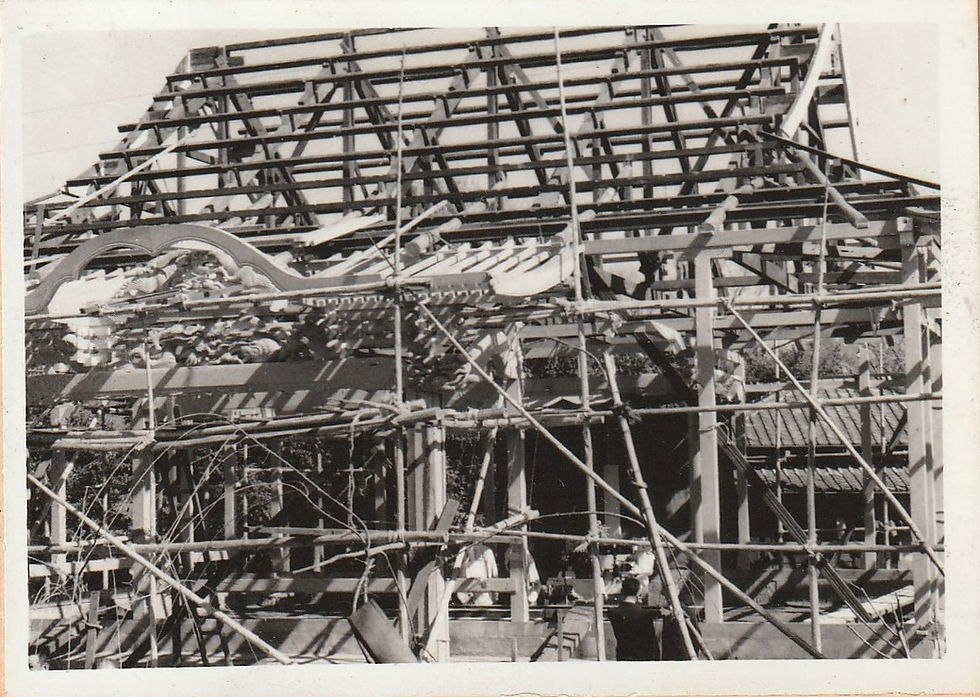 【記録】1962年(昭和37年)2月26日 清凉寺本堂の上棟式