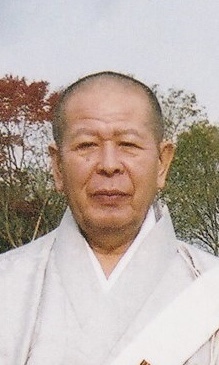 清涼寺第2代細井珪道住職 2004年総本山にて