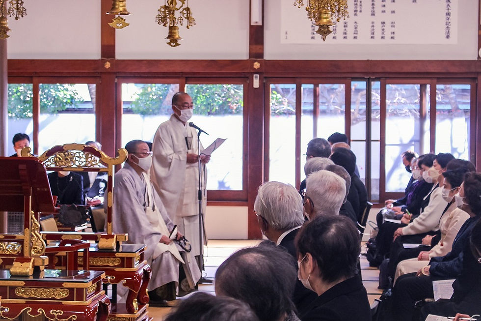 石橋頂道御住職と本泰寺住職 平井次道御尊師