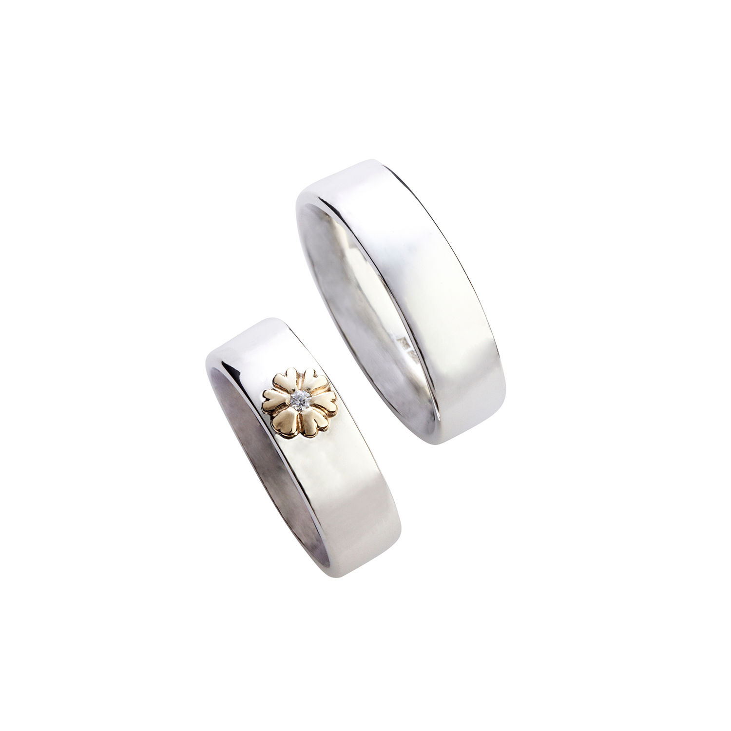 Håndlavet forlovelses- og vielsesringe