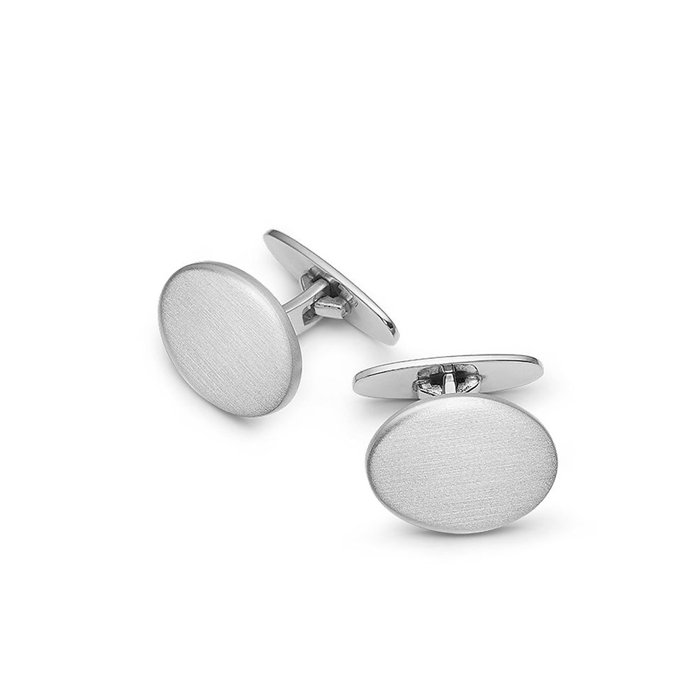 Manchetknapper i massiv sølv
