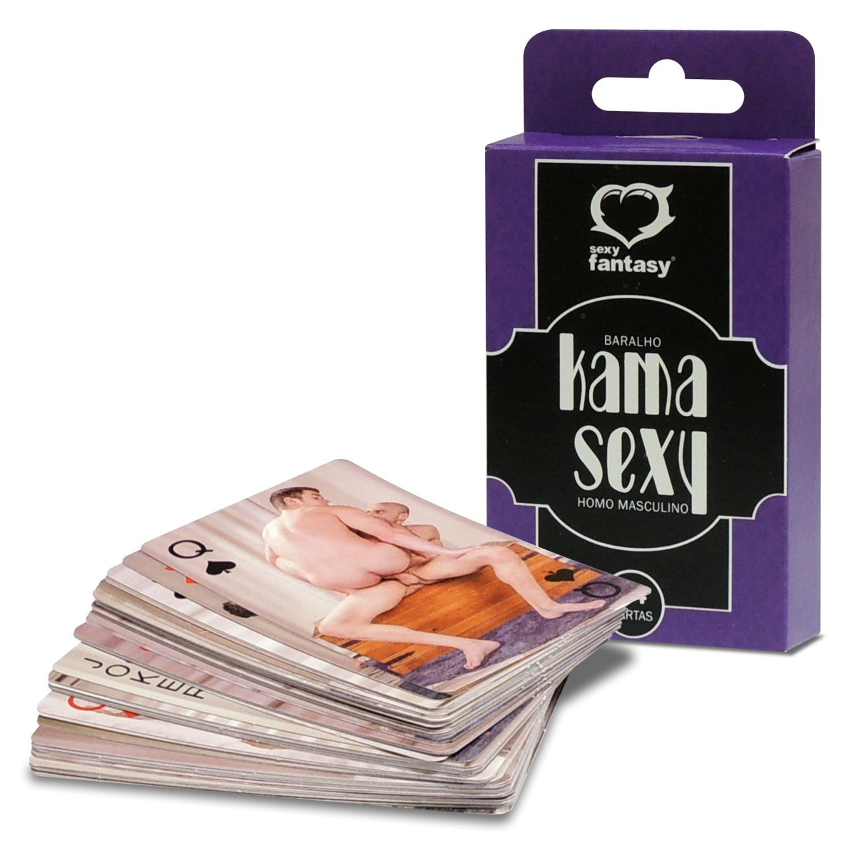 BARALHO KAMA SEXY 54 CARTAS - MASCULINO