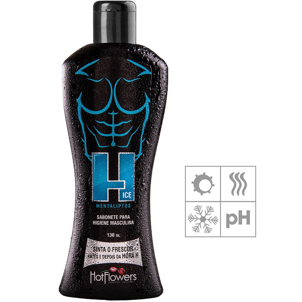 SABONETE ÍNTIMO MASCULINO H ICE 130ML - PADRÃO