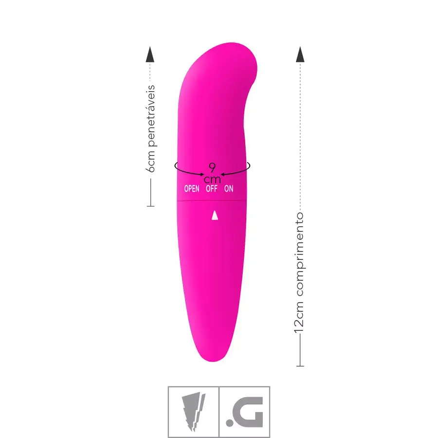 Miniatura: VIBRADOR PONTO G LINHA COLOR AVELUDADO