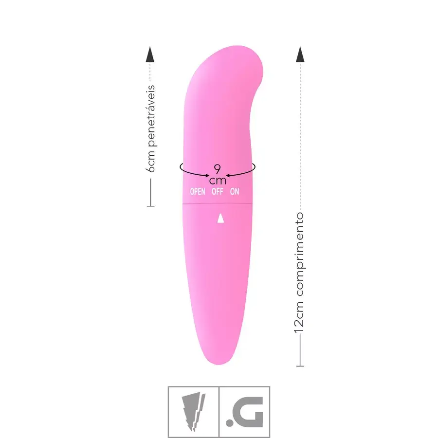 Miniatura: VIBRADOR PONTO G LINHA COLOR AVELUDADO