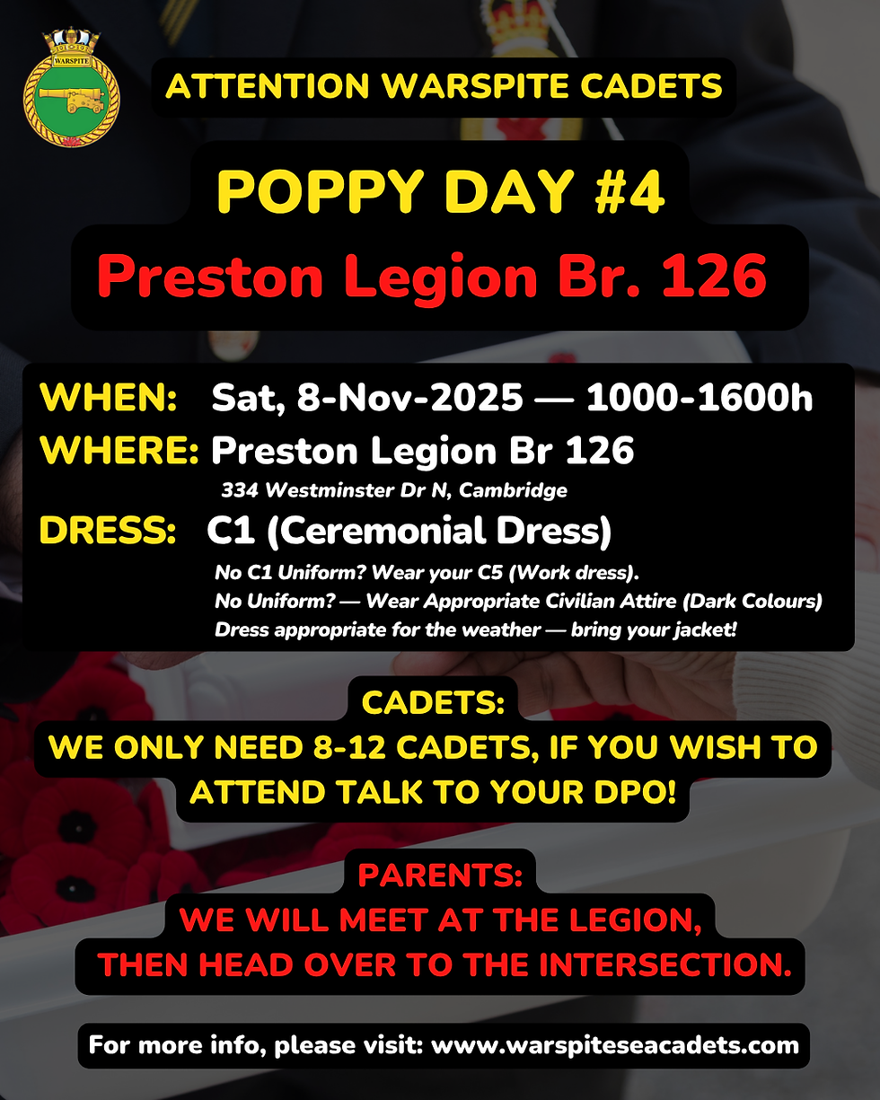 (8-Nov) Poppy Day 4 — Preston Legion