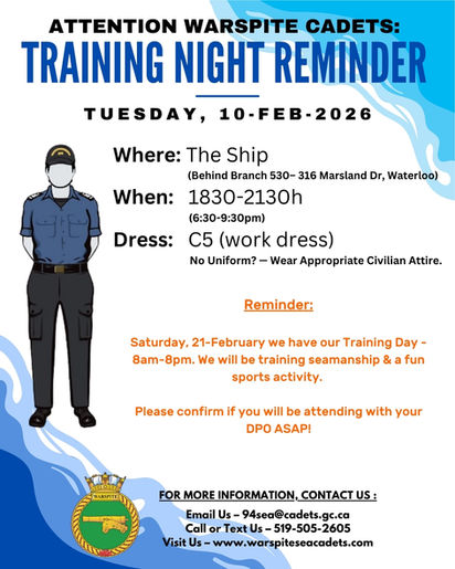 (10-Feb) Tuesday Training Reminder
