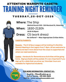 (20-Oct) Tuesday Training