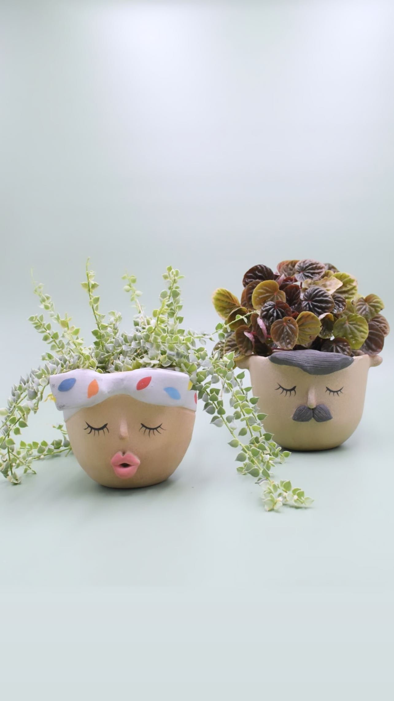 Handmade Mr & Mrs Planter