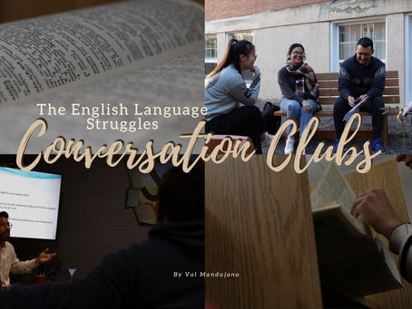 The English language struggles for international people