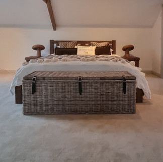 Soft velvet carpet in bedroom in York