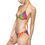 Thumbnail: Rainbow Giraffe Triangle Bikini Swimsuit for Women - Vibrant Beach Swimwear