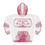 Thumbnail: Pink Hibiscus Marble Sunset Hoodie