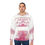 Thumbnail: Pink Hibiscus Marble Sunset Hoodie