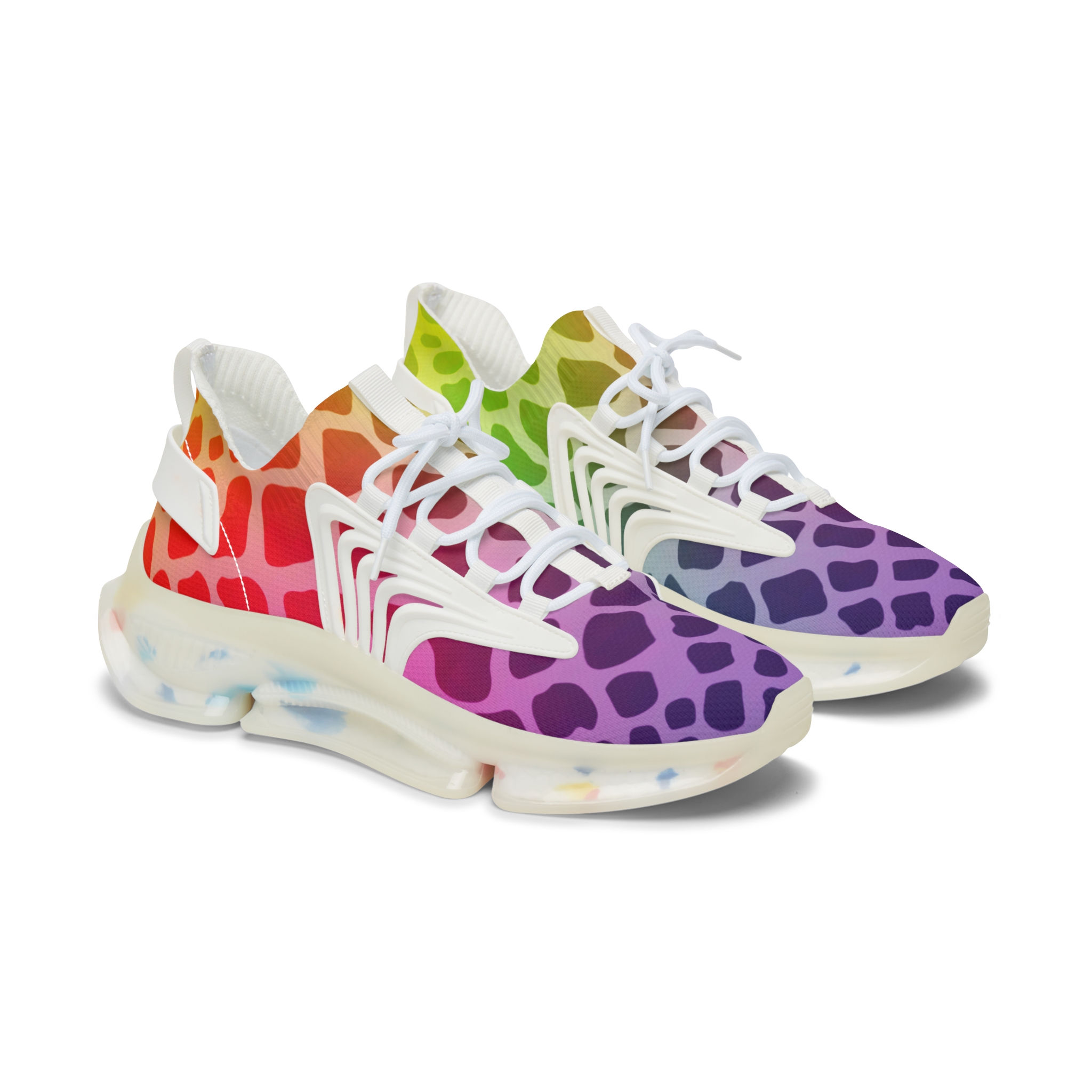 Women’s Colorful Mesh Sneakers - Stylish & Comfortable Athletic Footwear