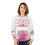 Thumbnail: Pink Hibiscus Marble Sunset Hoodie