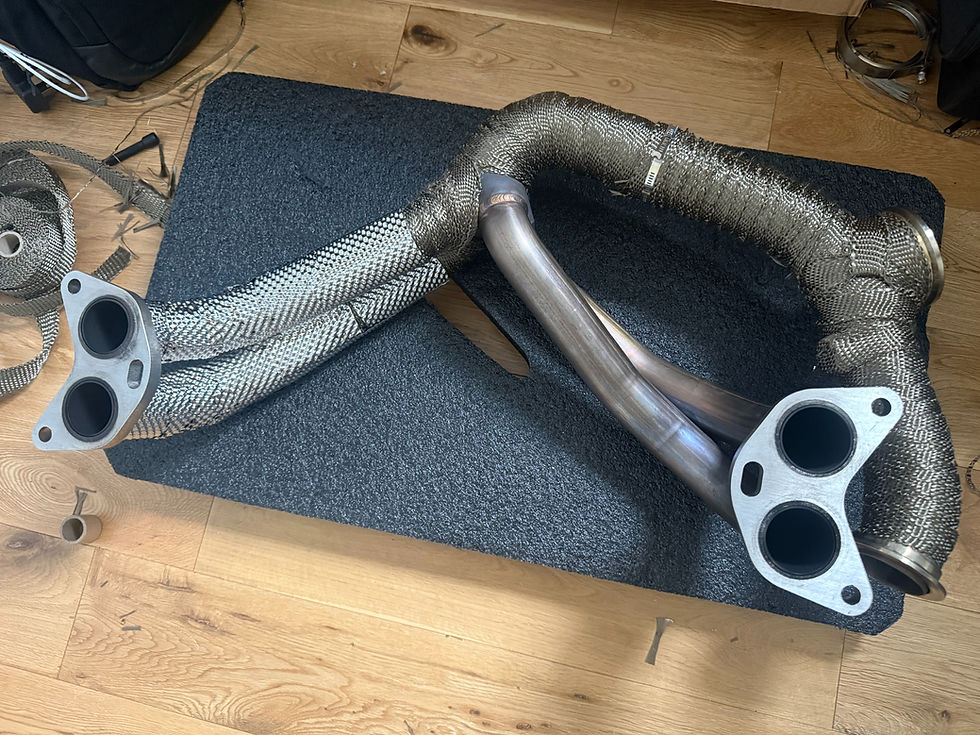These headers were quite a challenge to wrap and cover!