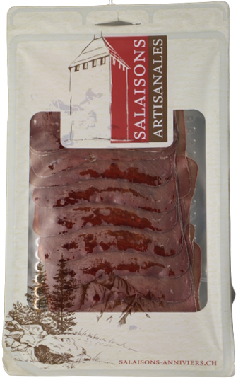 Barquette viande séchée du Valais IGP 100g